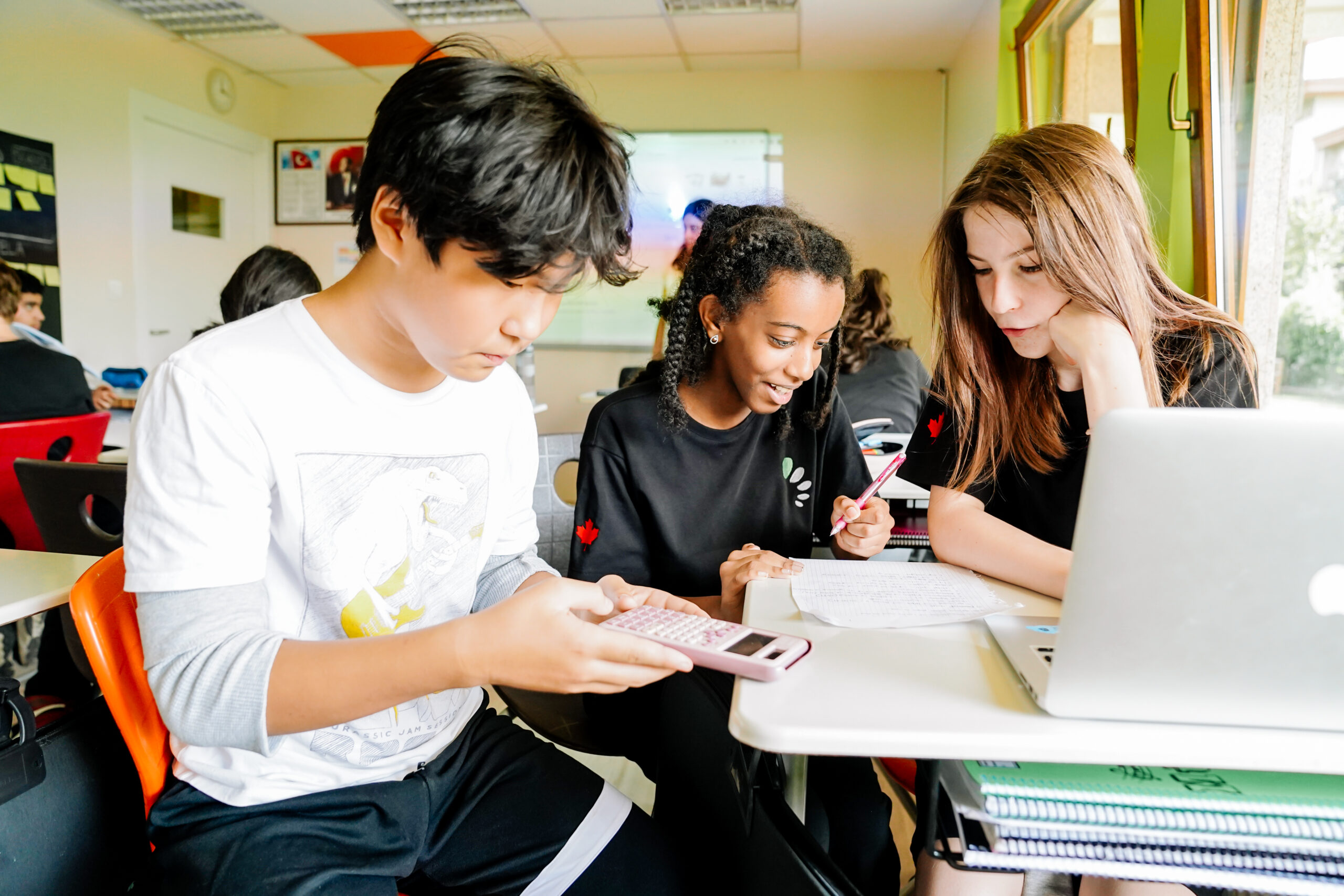 students in the classroom