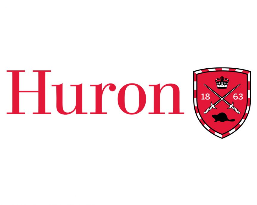 Logo of our partner, Huron