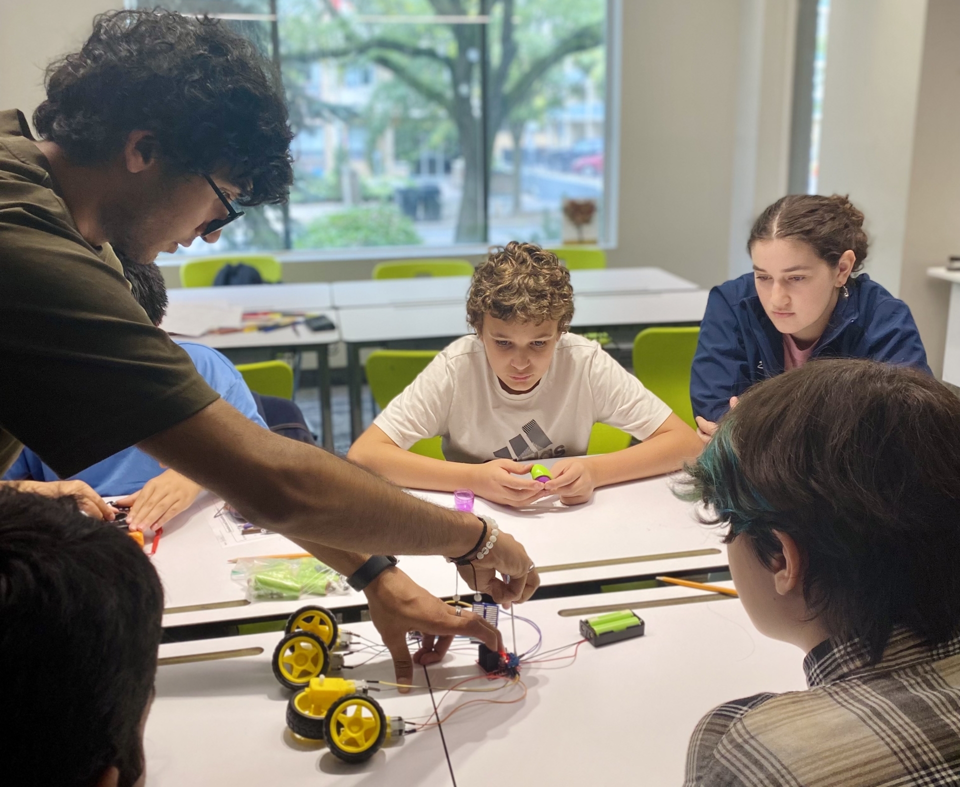 Kids doing stem