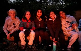 sep2026-camp-22 Students gathered together in the evening